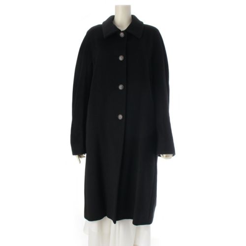 マックスマーラ ウール ロング コート アウター ブラック J40