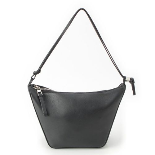 ロエベ レザー ハンモック ミニ ホーボー ハンドバッグ ブラック