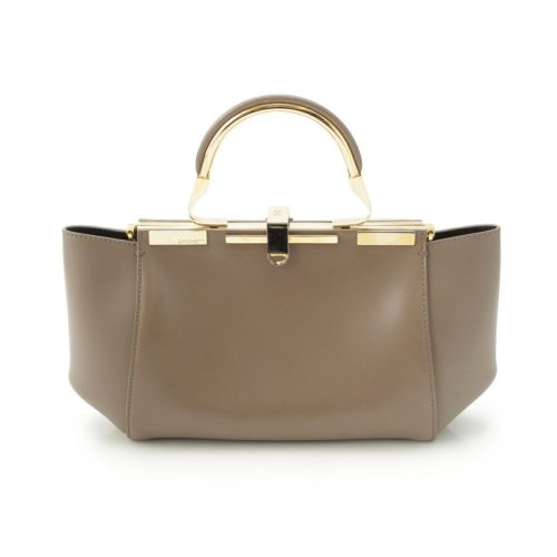 ザンケッティ アムレット レザー 3WAY ハンドバッグ グレー 20