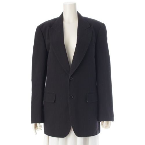 コムデギャルソン ローリングストーンズ AD2005 コットン 裏地リップ テーラードジャケット PQ-J009 ブラック M