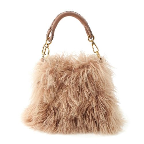 ディオール 2010年 10FW レザー ガリアーノ期 HIVER Libertine リバティーン ホーボー ショルダーバッグ ピンクベージュ ゴールド金具