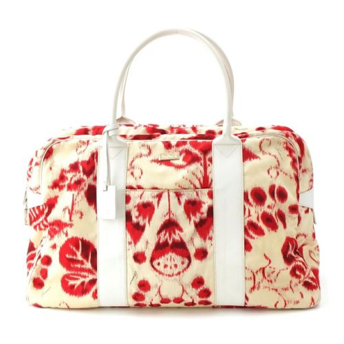 グッチ 2000年 トムフォード期 フラワー ボストンバッグ 012.9396 レッド