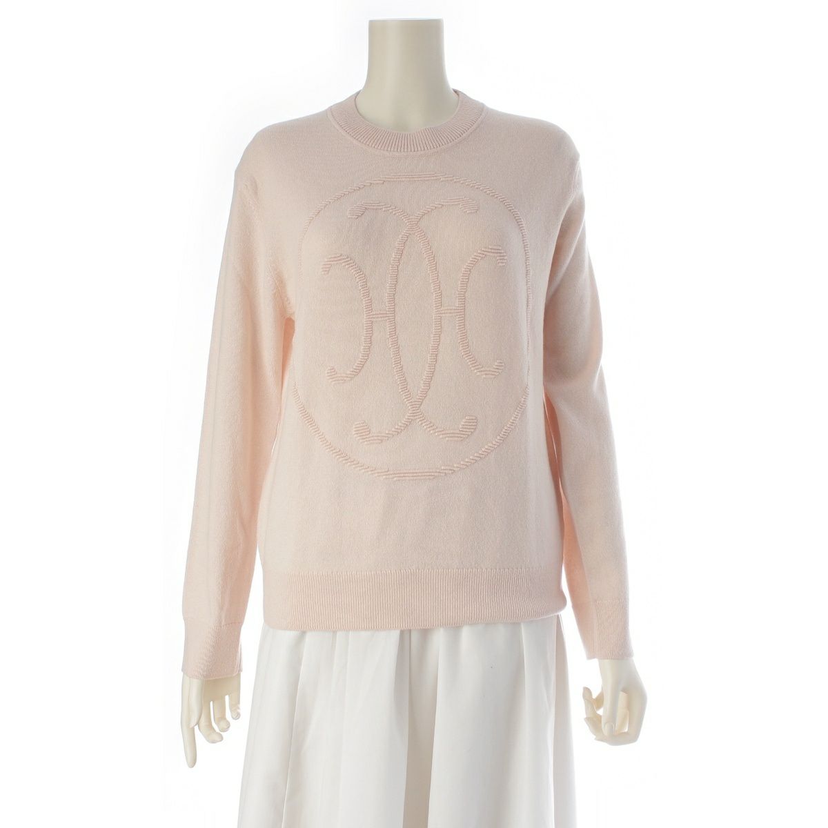 エルメス カシミヤ ニット セーター セーター トップス ピンク 40