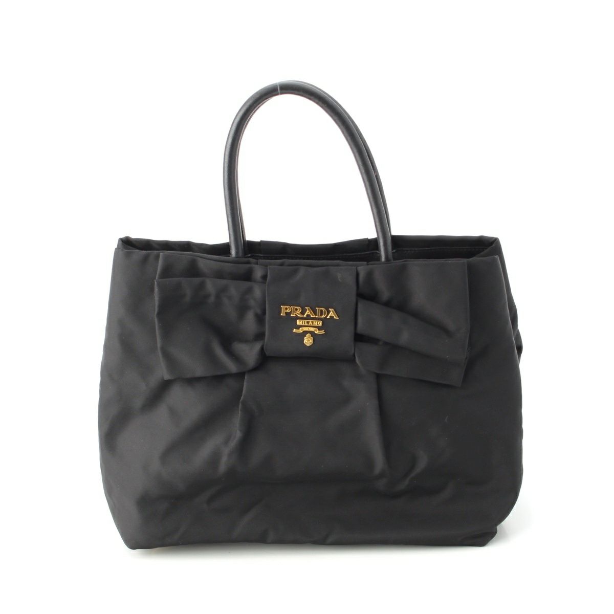 プラダ テスート リボン トートバッグ BN1601 ブラック