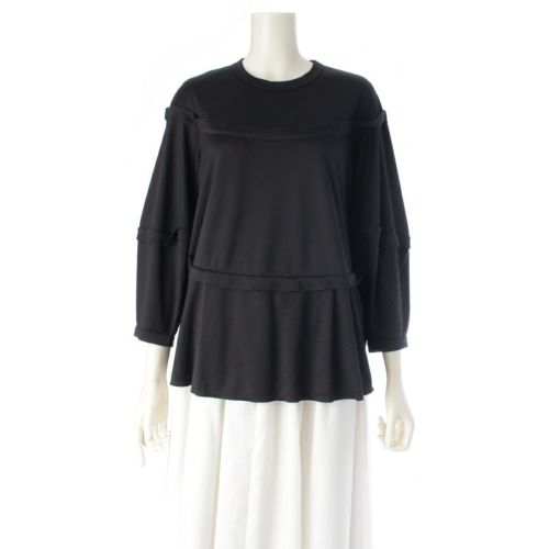 コムデギャルソン コムデギャルソン AD2023 切替 多重 ロングスリーブ カットソー RM-T009 ブラック XS