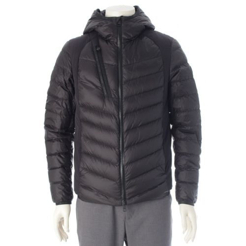 モンクレール 20年 DEFFEYES ロゴ フード付き ダウンジャケット アウター ブラック 1