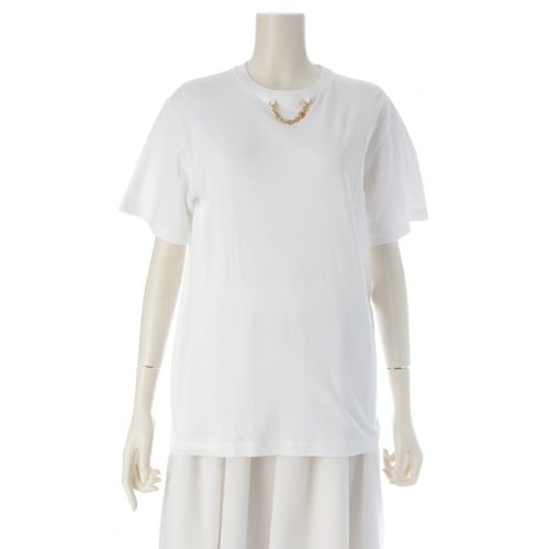 ルイヴィトン コットン モノグラム チェーン 半袖Ｔシャツ 1ABB27 ホワイト XS