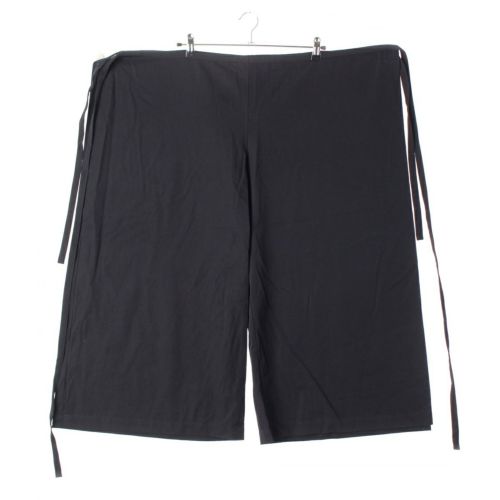 ローブドシャンブルコムデギャルソン AD1999 00SS ウール 平面 変形 巻き ラップ パンツ RP-100010 ブラック ダークネイビー