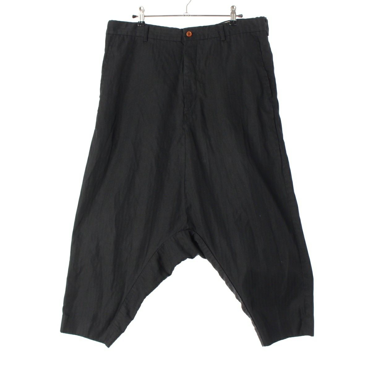 コムデギャルソンオムプリュス AD2018 19SS 製品染め サルエル パンツ ボトムス PC-P038 ブラック XS
