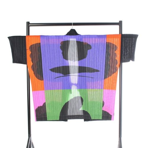 イッセイミヤケ IKKO TANAKA 田中一光 FUTOI KIGO 羽織 コート PP61-JA523 マルチカラー 3