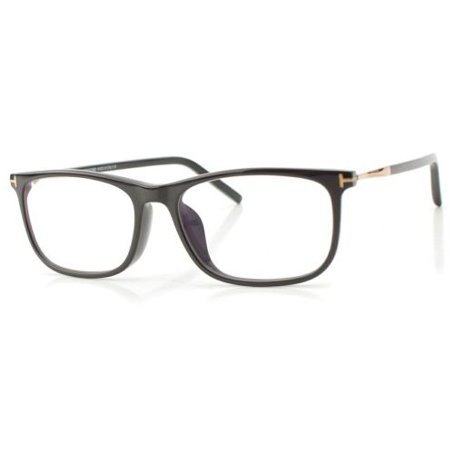 トムフォード ウェリントン グラス メガネ アイウェア 度入り TF-5398-F 001 ブラック ゴールド