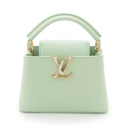 ルイヴィトン カプシーヌ MINI ミニ トリヨン 2WAY ショルダー ハンドバッグ M59850 ミント グリーン
