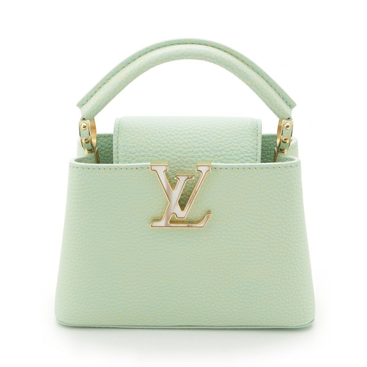 ルイヴィトン カプシーヌ MINI ミニ トリヨン 2WAY ショルダー ハンドバッグ M59850 ミント グリーン