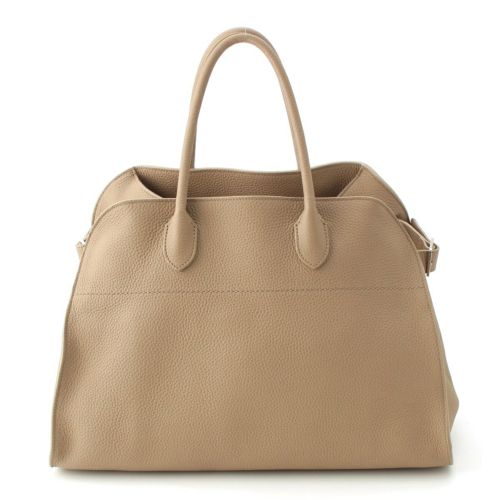 ザロウ グレインカーフスキン ソフト マルゴー 15 ハンドバッグ W1255 L133 ダークトープ