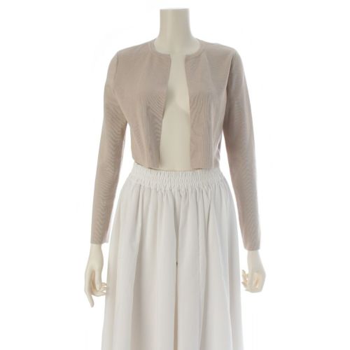 フォクシー Knit Cardigan Saint-Louis カシミヤ シルク ボレロ カーディガン 42719 ベージュ 38