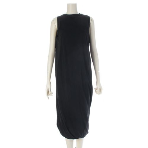 ローブドシャンブルコムデギャルソン AD1989 ナイロン ヴィンテージ ノースリーブ 二重 ワンピース RT-110480 ブラック