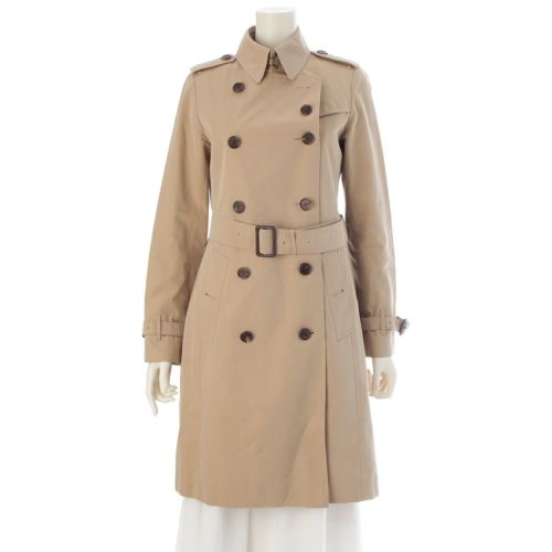 バーバリー ロンドン コットン ライナー付 裏地チェック トレンチコート B1A89-100-51 ベージュ 36