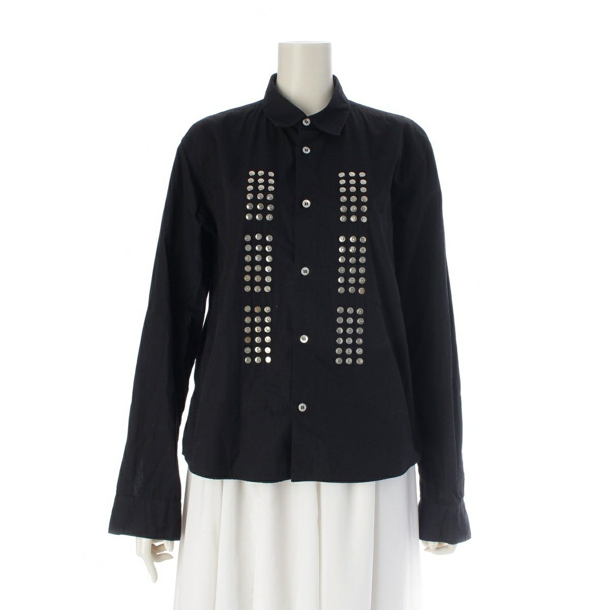 コムデギャルソン エバーグリーン AD2006 108連 長袖シャツ トップス PS-B218 ブラック S