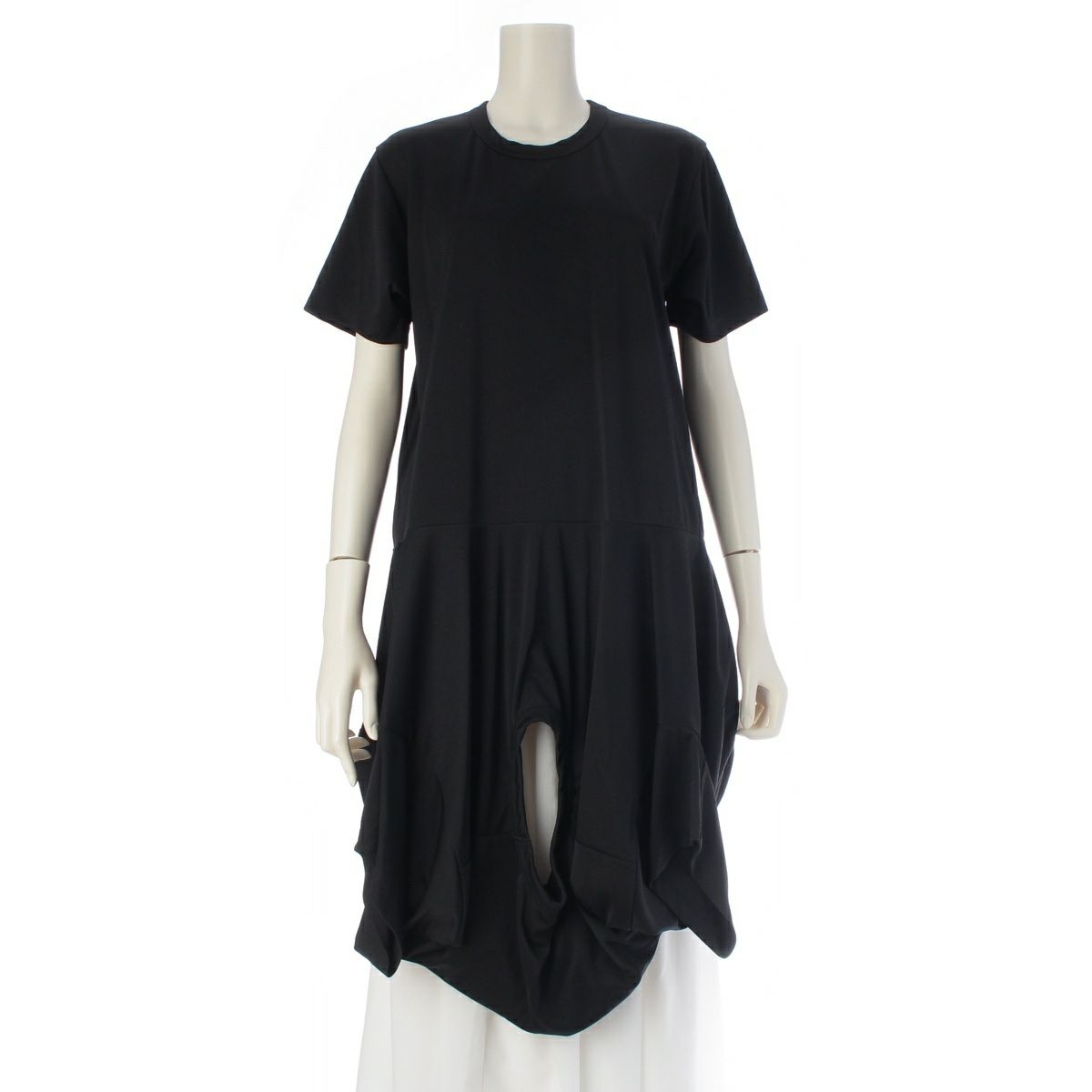 コムデギャルソン AD2022 23SS 変型 カットアウト 半袖 カットソー GK-T010 ブラック L