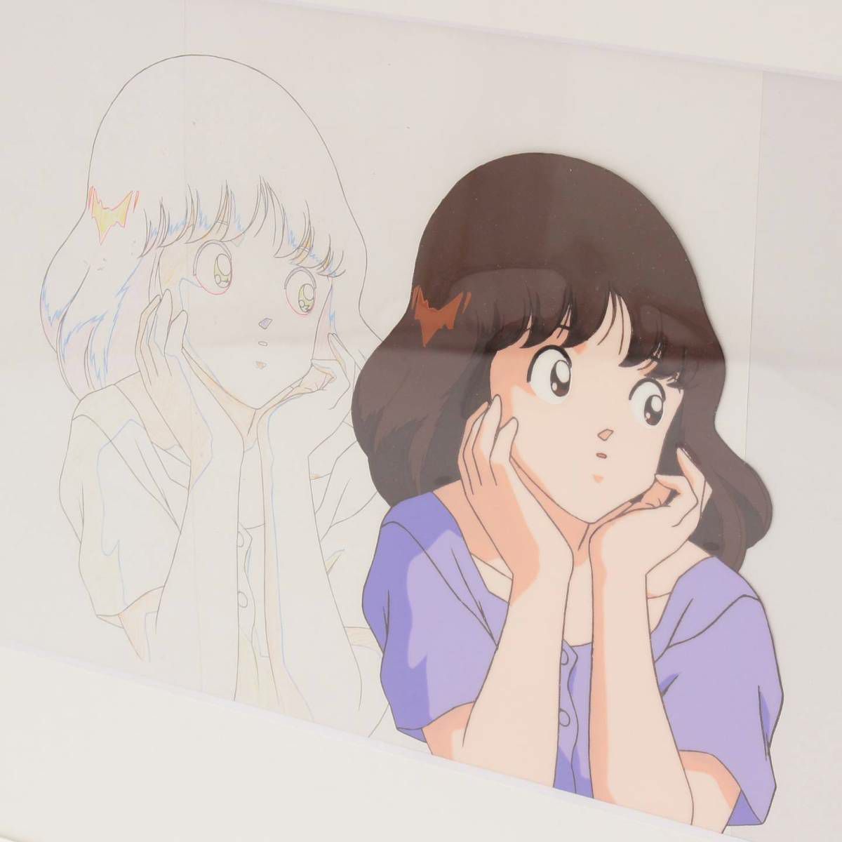 絵画：希少！グループ・タック制作『タッチ』浅倉南 アニメ原画＆セル 