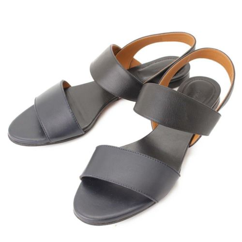 クロエ(Chloe) レザー ストラップ サンダル ブラック 37 1/2