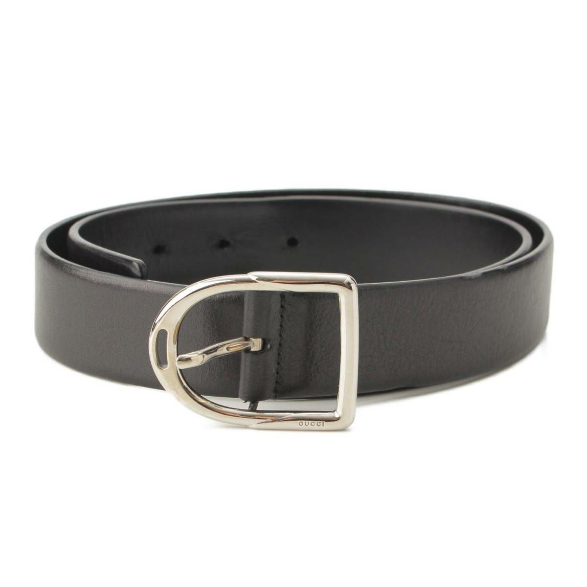 グッチ Gucci メンズ ロゴバックル レザー ベルト 138612
