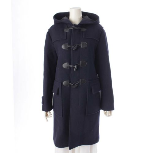 クリスチャンディオール Christian Dior 18AW ウール×カシミヤ ダッフルコート アウター 841M05A0004 ネイビー 36