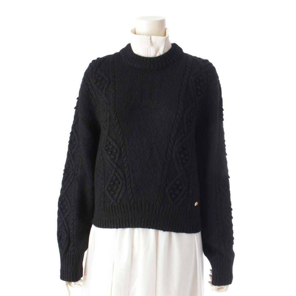 シャネル Chanel ココマーク シルク×カシミヤ×アルパカ ニット