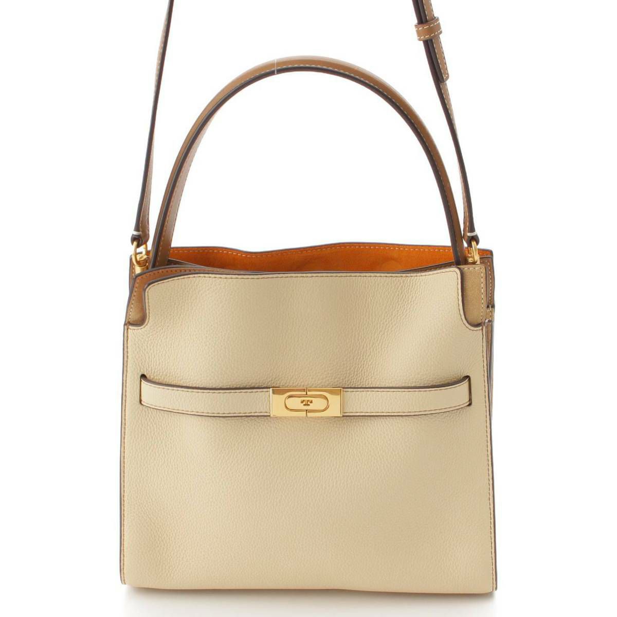 超美品 【トリーバーチ TORY BURCH】 レザー フラップ