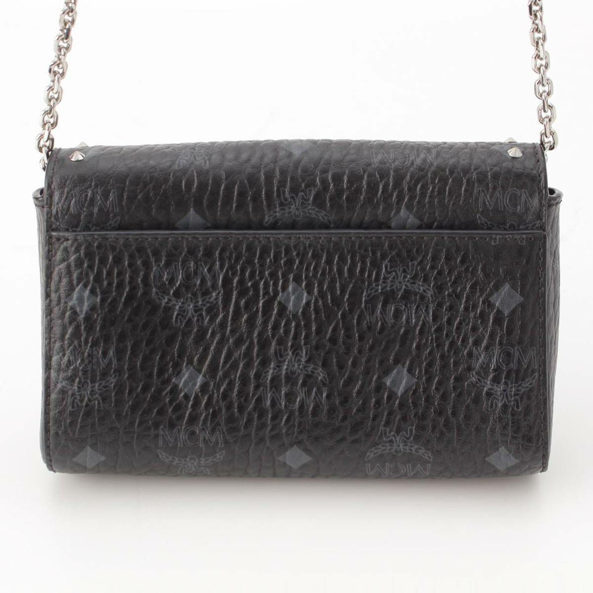 エムシーエム MCM ヴィセトス ロゴ レザー チェーンショルダー