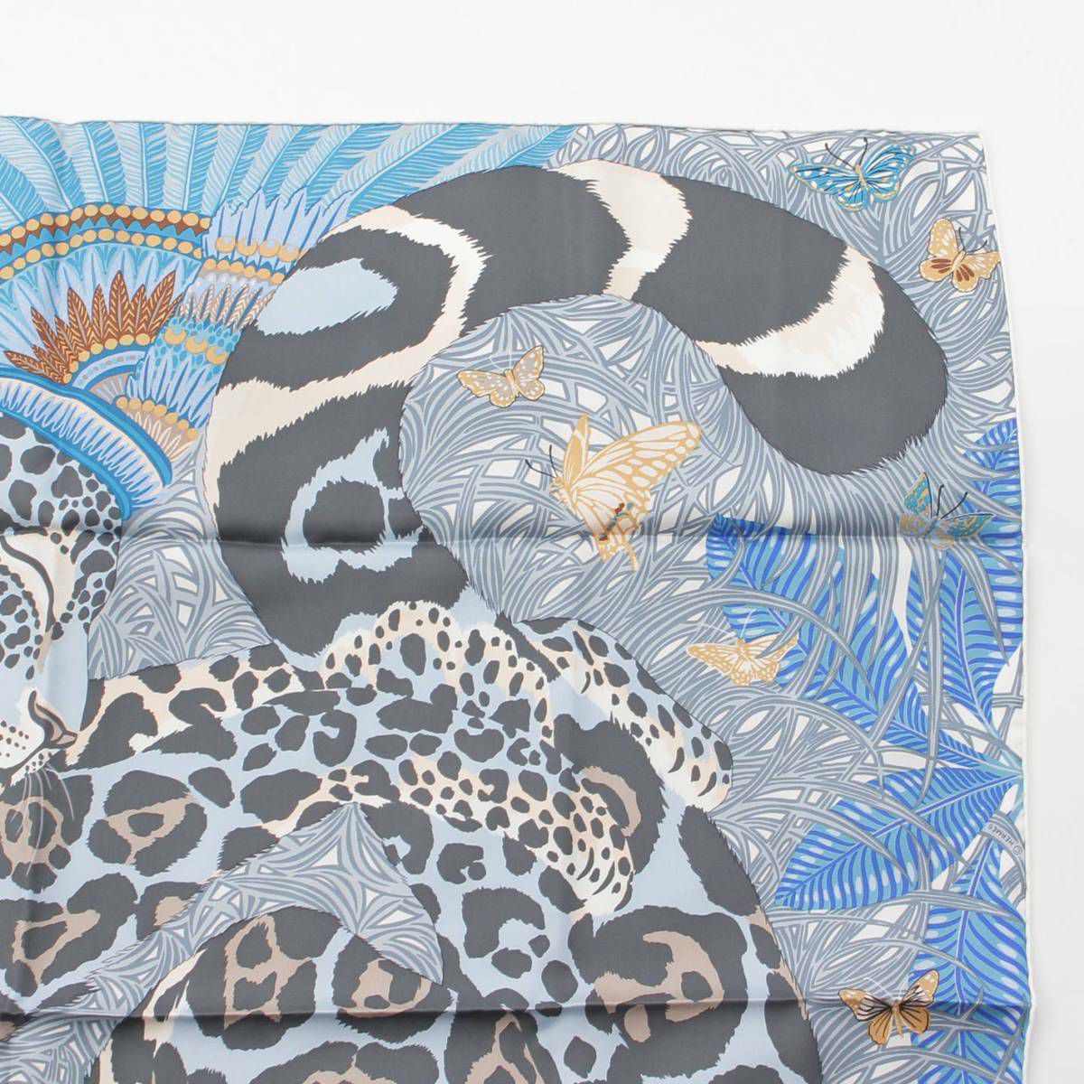 エルメス Hermes カレ90 Jaguar Quetzal ジャガーケツァール