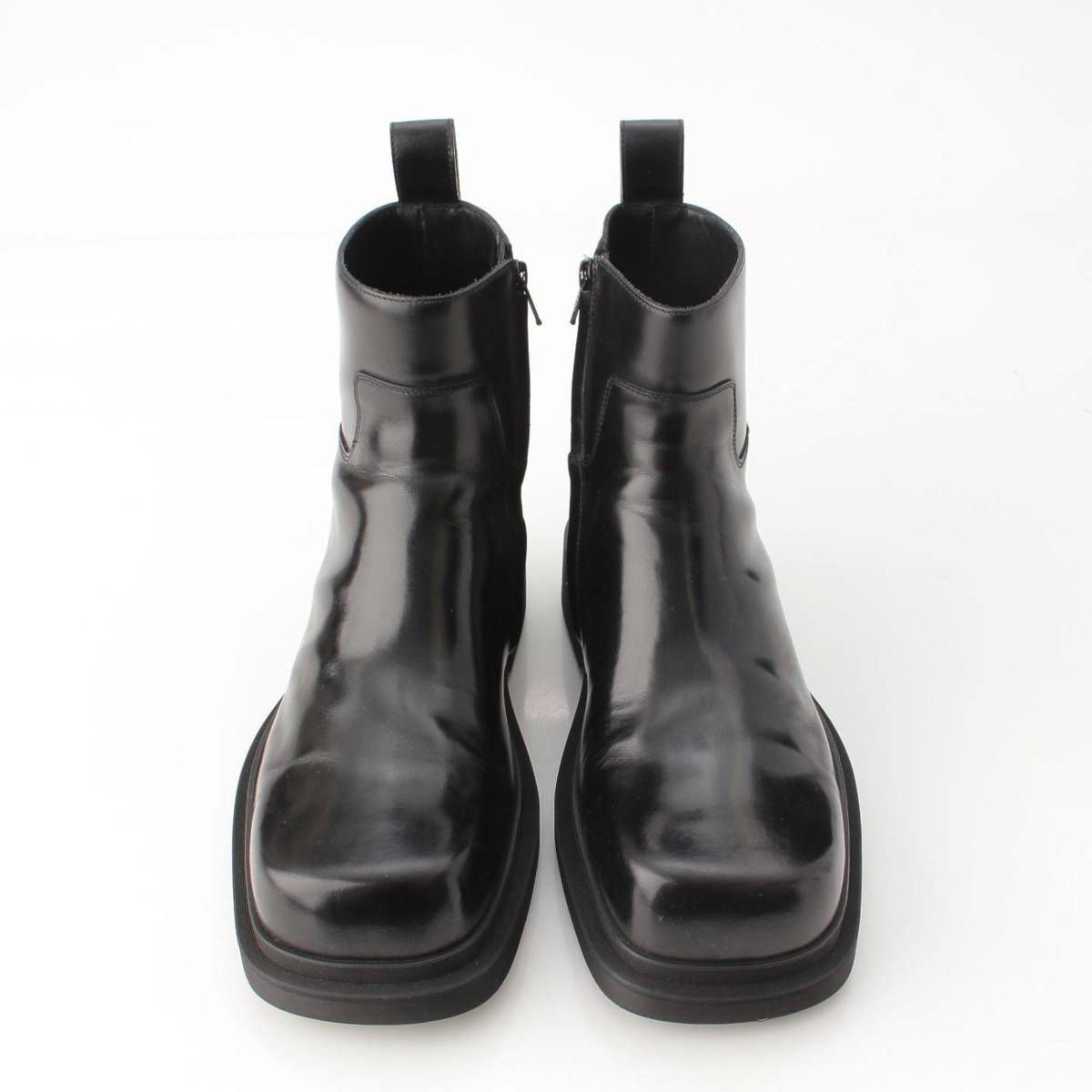 ボッテガヴェネタ Bottega Veneta サイドジップ スクエアトゥー レザー