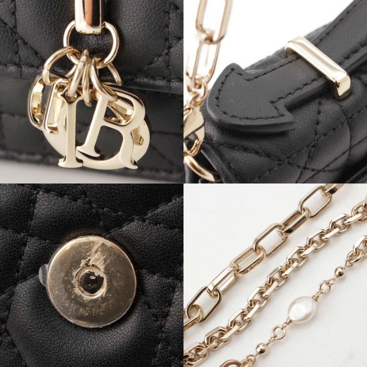Dior　ミスディオール　2way　チェーンショルダーバッグ 　ブラック 楽天市場】【10%OFF】 ディオール 2WAYバッグ レディディオール