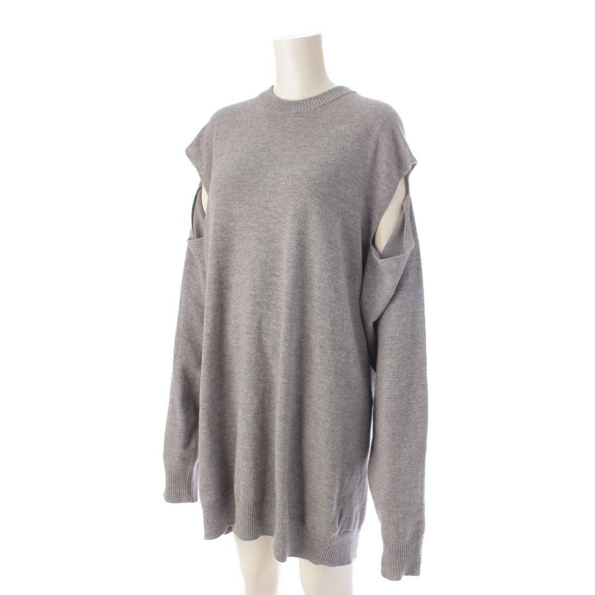 メゾンマルジェラ 19年 カシミヤ混 ウール ニット ワンピース ドレス