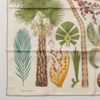エルメス Hermes カレ90 シルク スカーフ INDEX PALMARUM ヤシの目録