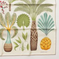 エルメス Hermes カレ90 シルク スカーフ INDEX PALMARUM ヤシの目録