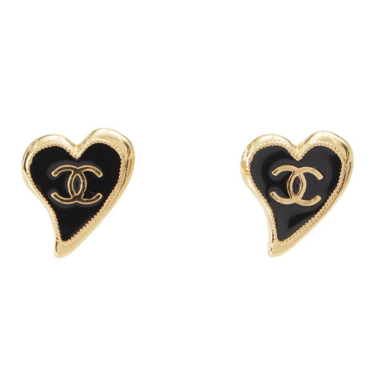 シャネル　ハート　イヤリング　 A22P ココマーク シャネル Chanel A22P ココマーク ハート ピアス イヤリング
