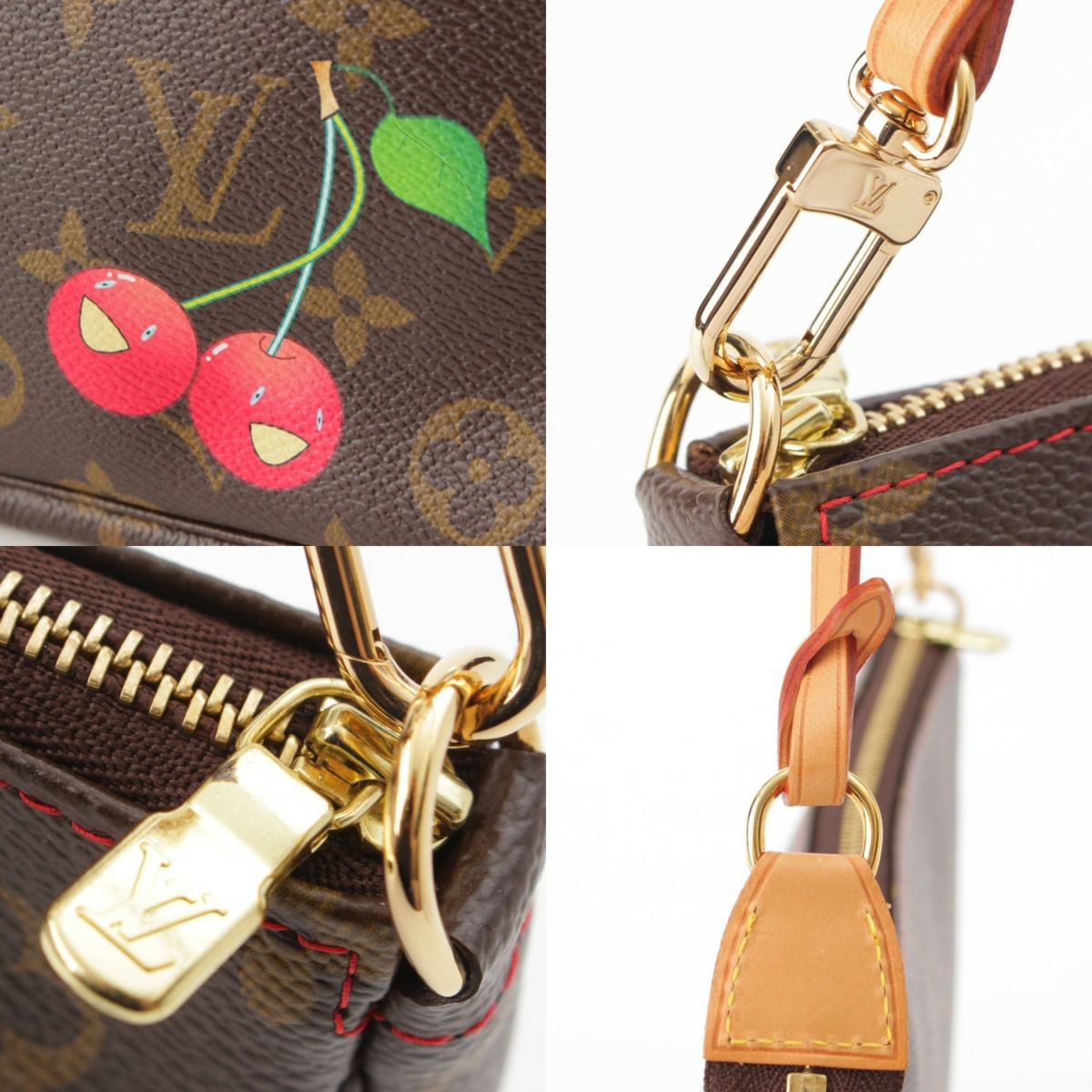 ヴィトン モノグラムチェリー ポシェットアクセソワール M95008 ルイ・ヴィトン(LOUIS VUITTON)ルイヴィトン モノグラム
