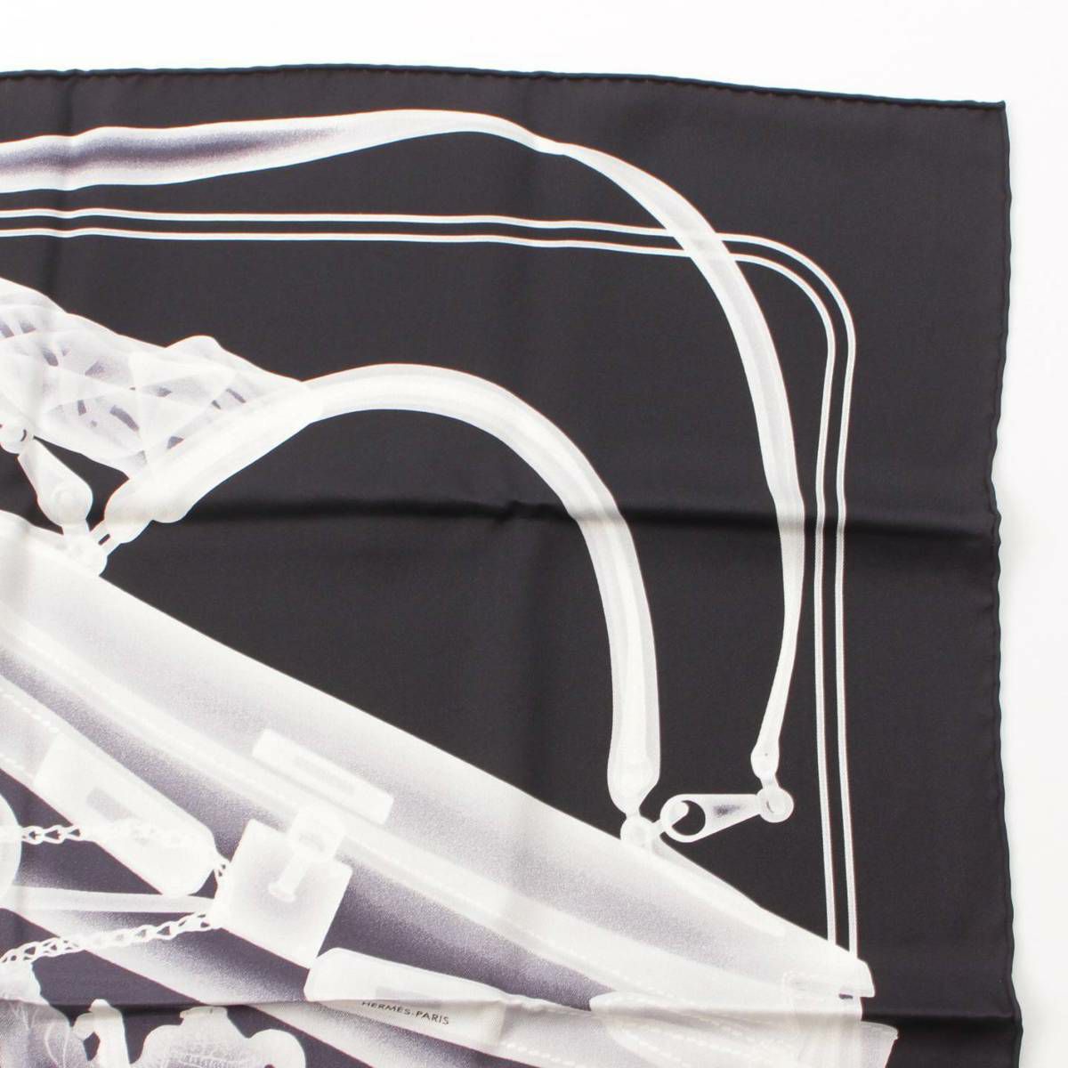 エルメス カレ70 シルク スカーフ PLEASE CHECK-IN プリーズチェック