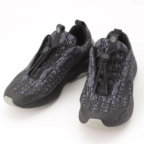 ディオール DIOR オム メンズ B24 オブリーク テクニカル ファブリック スニーカー ブラック 40 1/2