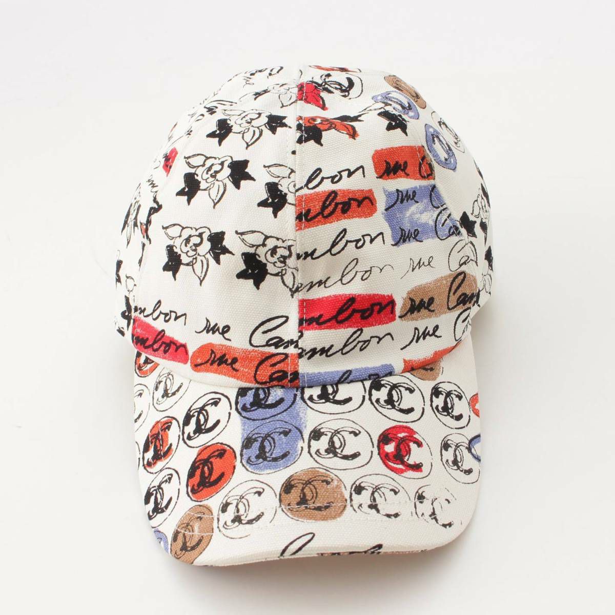 CHANEL カメリア柄キャップ シャネル カメリア キャップ｜中古ブランド品・ブランド古着通販