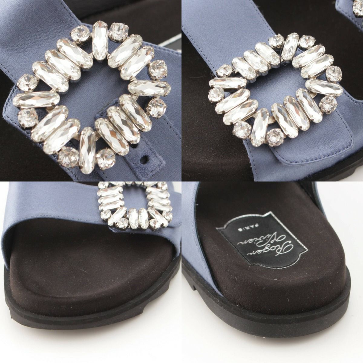 ロジェヴィヴィエ Roger Vivier クリスタルバックル ビジュー