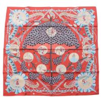 【美品】HERMES エルメス カレ90 シルク スカーフ 魔法の杖傘 楽天市場】【エルメス】Hermes カレ90 シルクスカーフ L'OMBRELLE