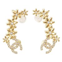 新品未使用 CHANEL シャネル A23P ラインストーン ゴールド ピアス r-deco-online_250328-4-2irr-03