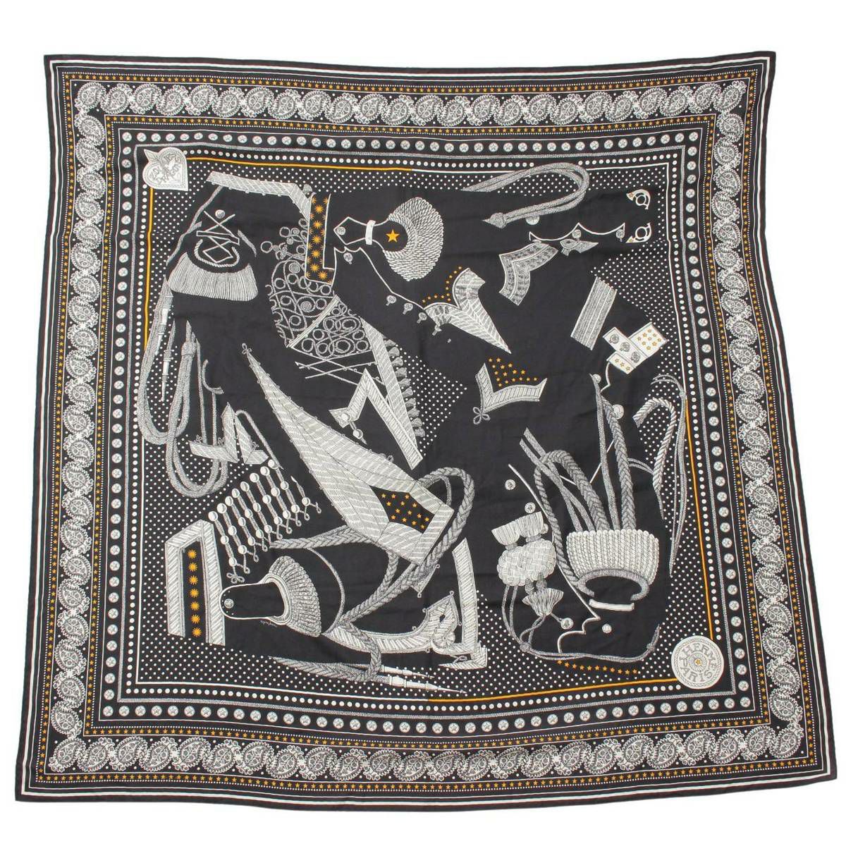 美品 HERMES エルメス PROJET de VOITURE PETIT-DUC BATEAU カレ140  