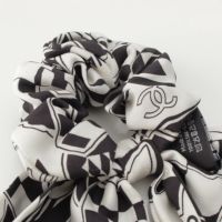 シャネル 23C ココマーク シルク シュシュ リボン ヘアアクセサリー