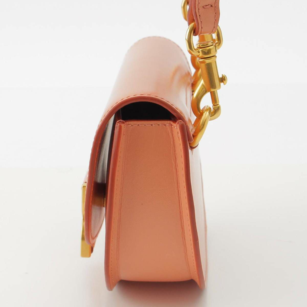 クロエ Chloe ミニ マーシー レザー フラップ ショルダーバッグ ピンク