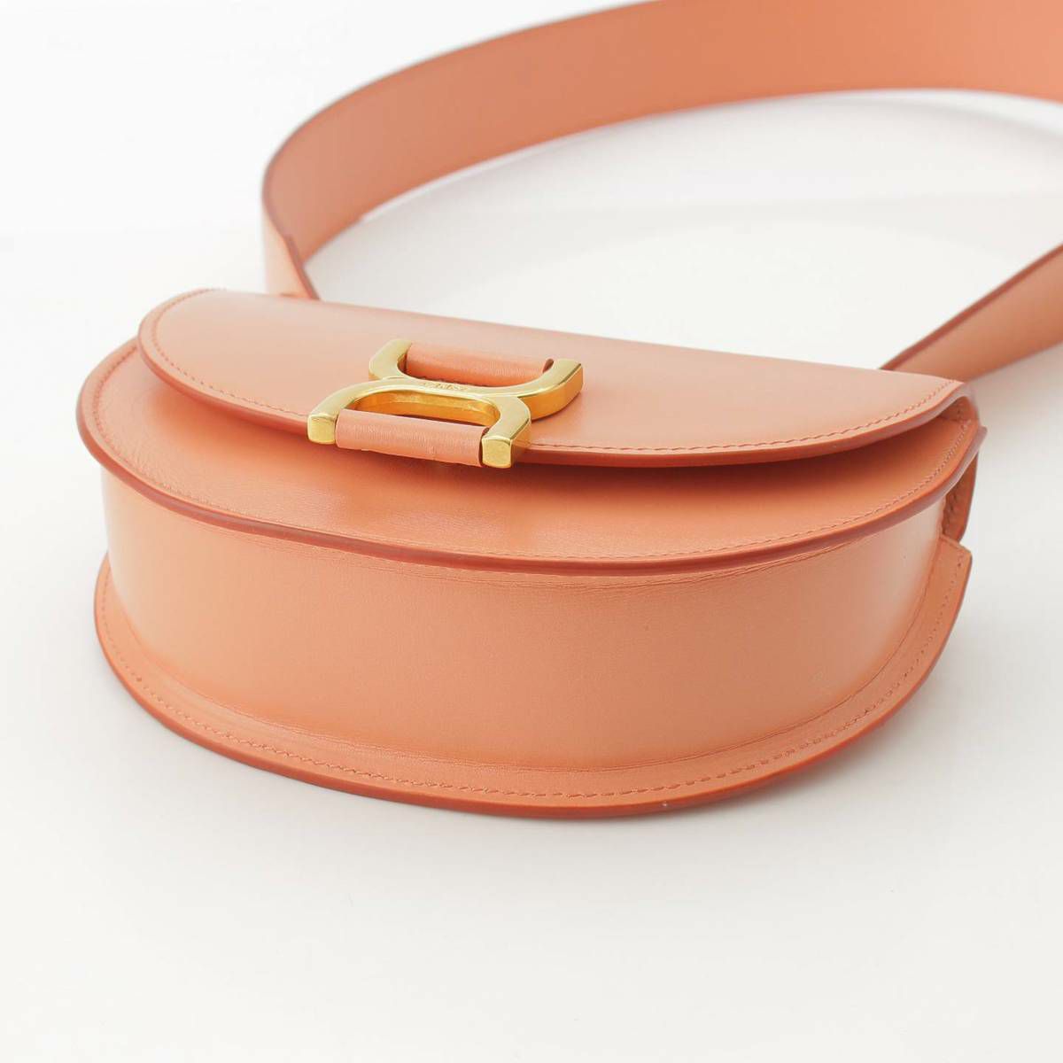 クロエ Chloe ミニ マーシー レザー フラップ ショルダーバッグ ピンク