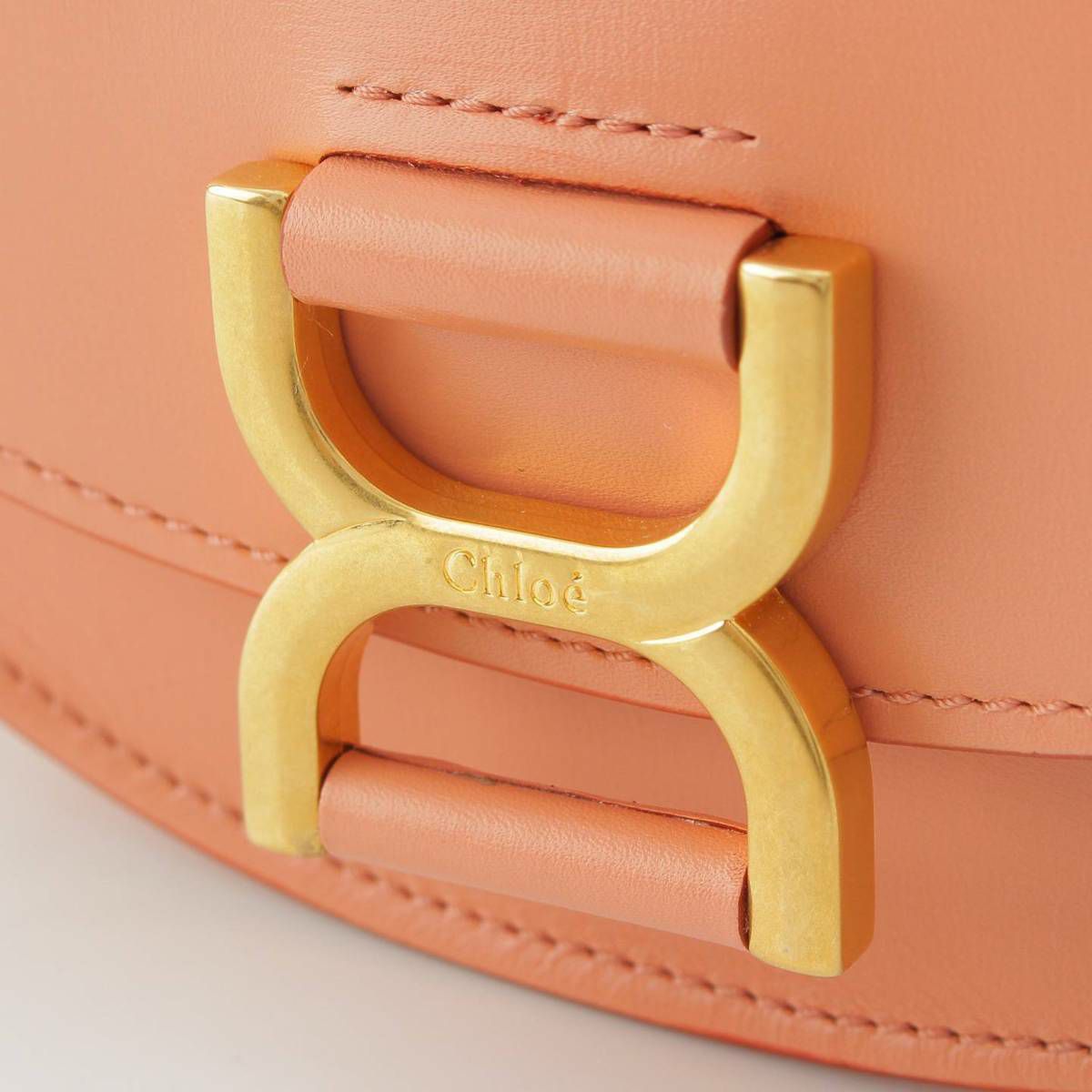 クロエ Chloe ミニ マーシー レザー フラップ ショルダーバッグ ピンク