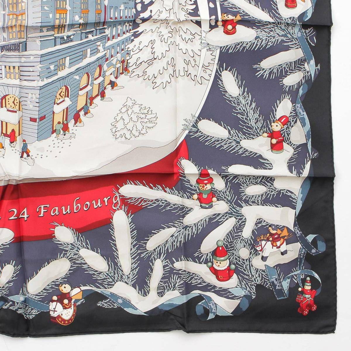 エルメス カレ90 Noel au 24 Faubourg フォーブル24番地のクリスマス